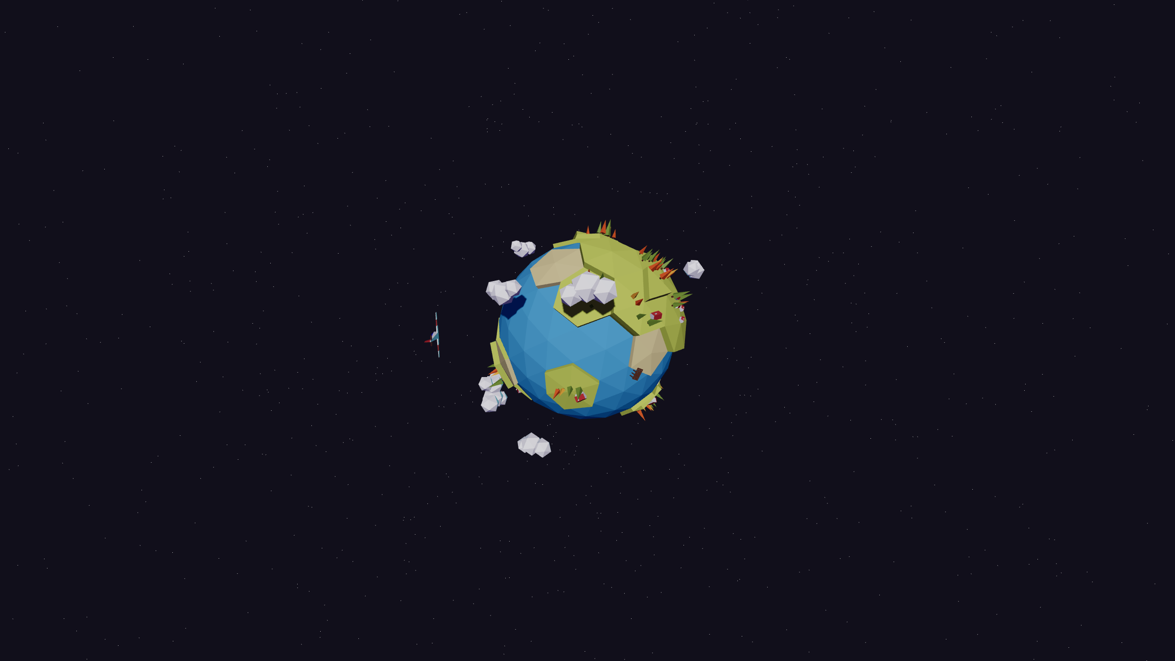 Low Poly Planet